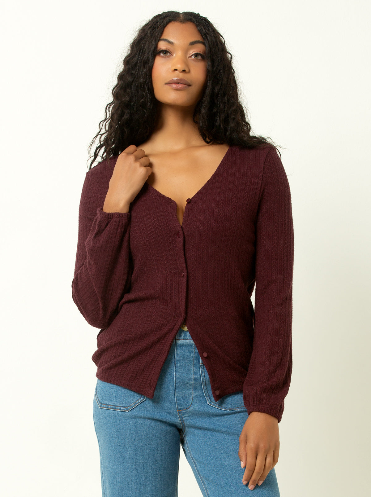 Cable Knit Cardigan
