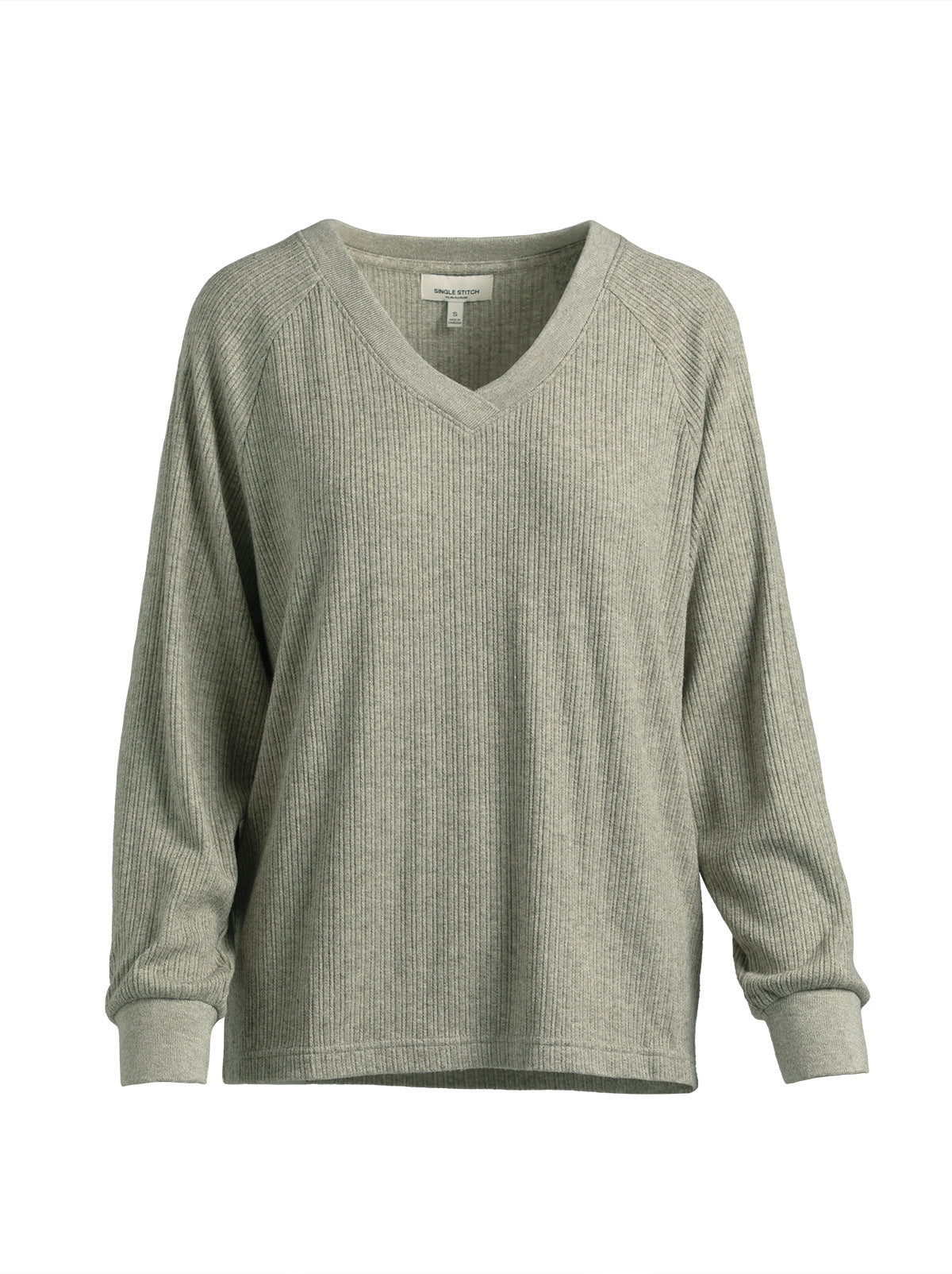 Classic Ribbed V-Neck Sweater