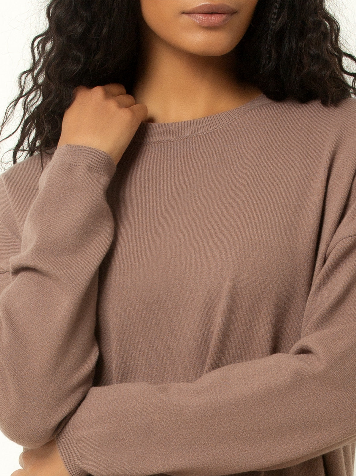 Relaxed Crew Neck Sweater