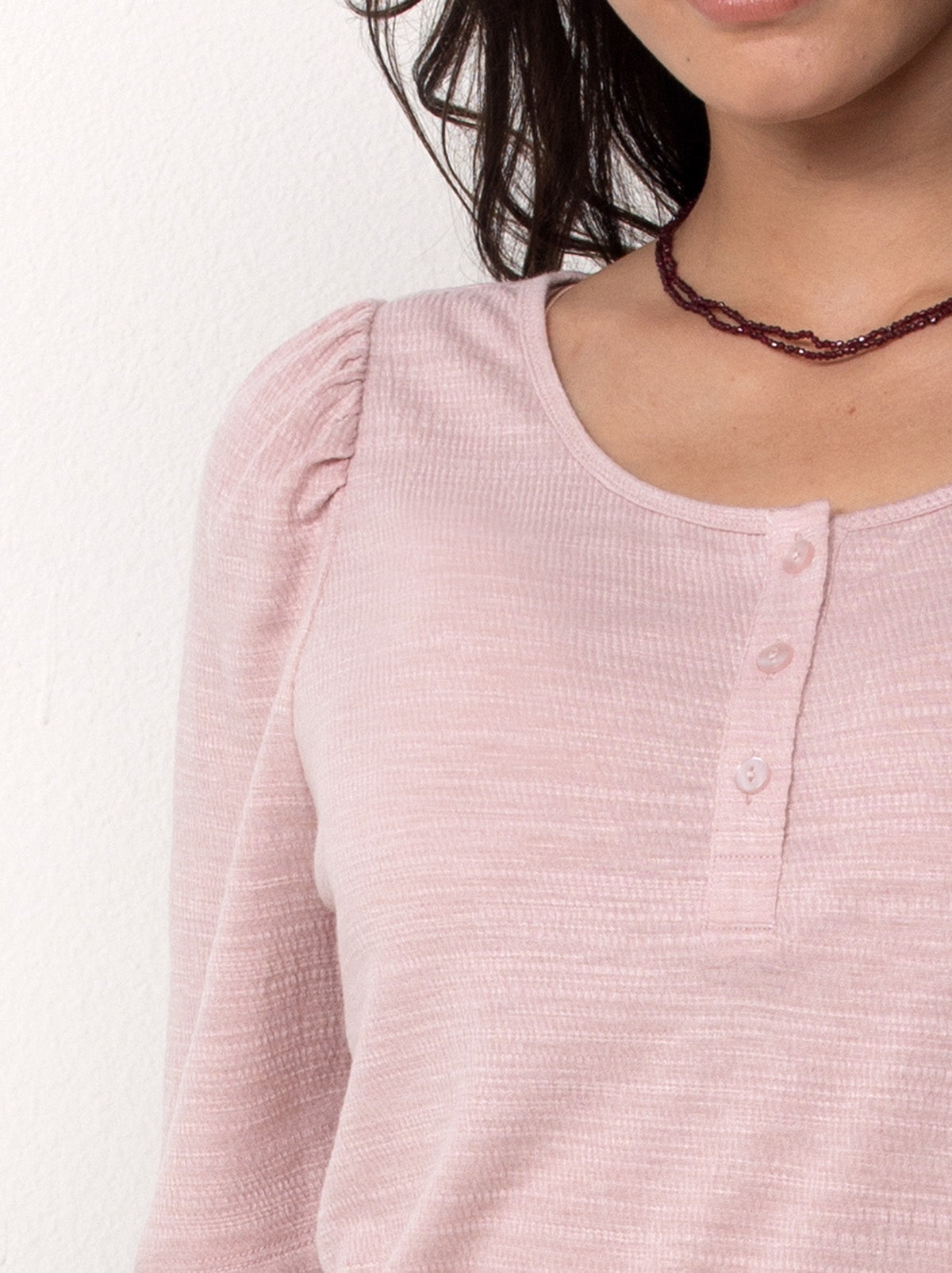 Ultra Soft Scoop Neck Henley