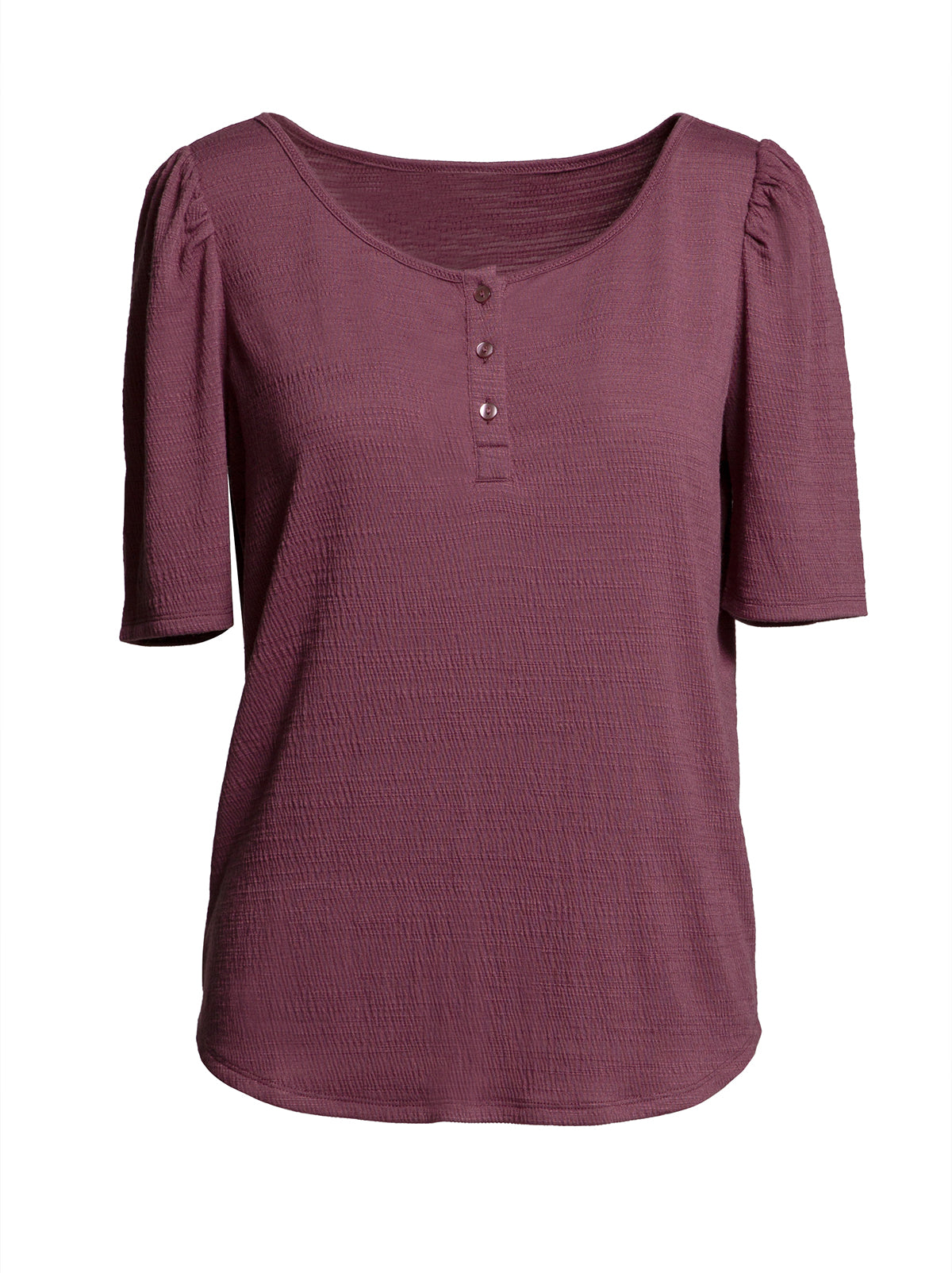 Ultra Soft Scoop Neck Henley