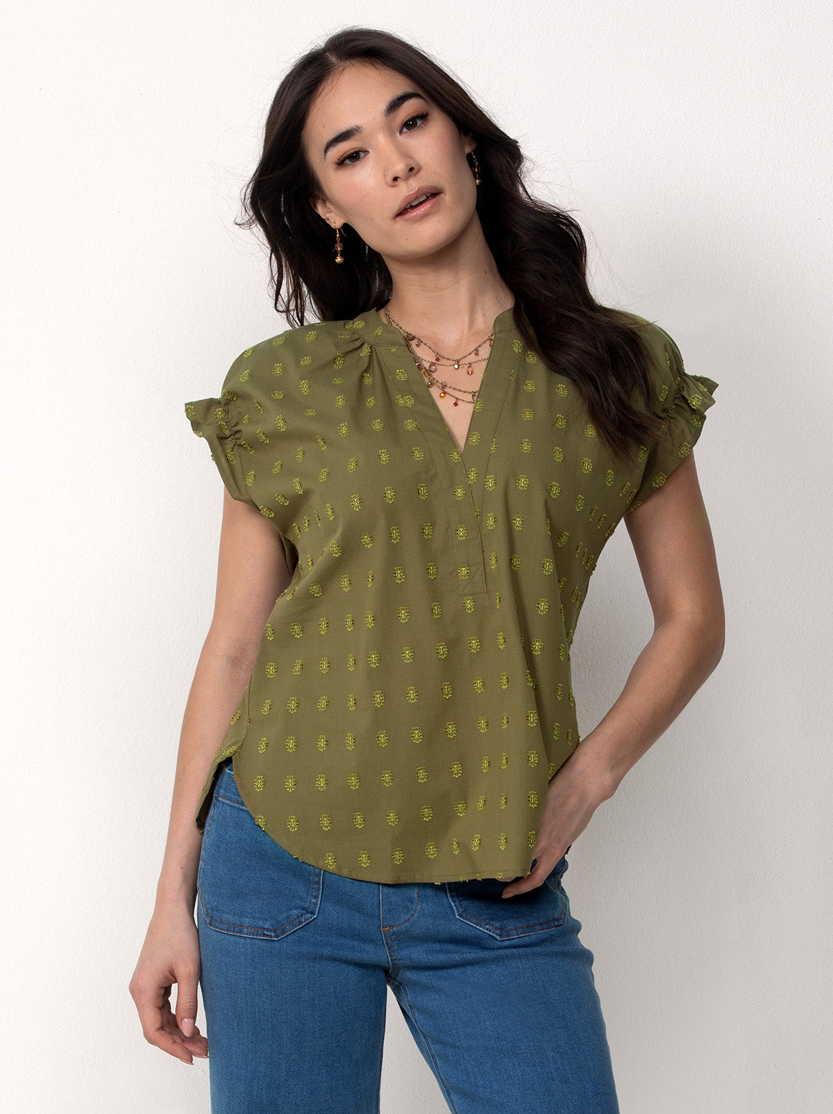 Cotton Peasant Blouse