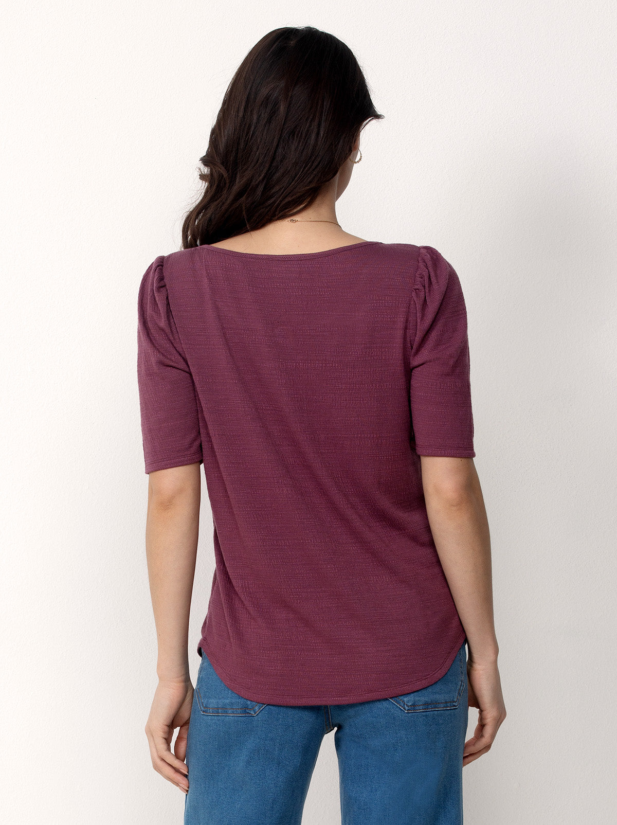 Ultra Soft Scoop Neck Henley