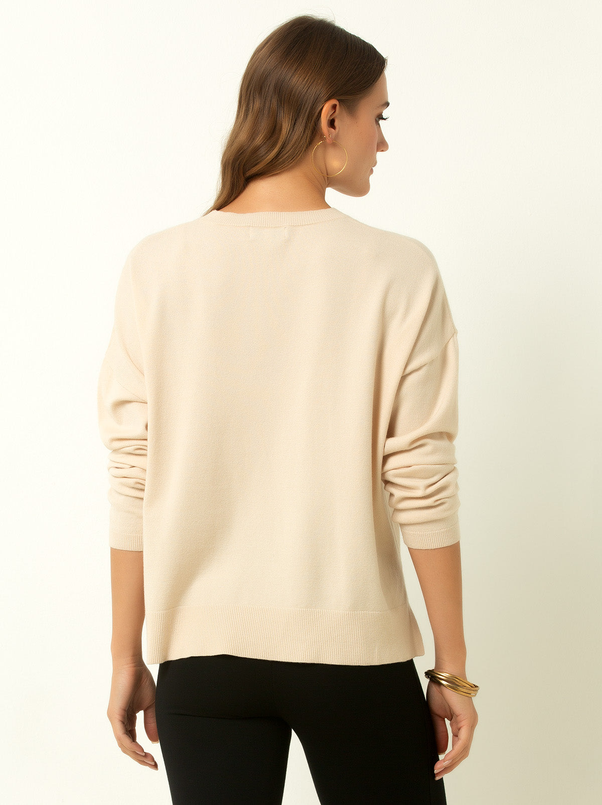 Relaxed Crew Neck Sweater