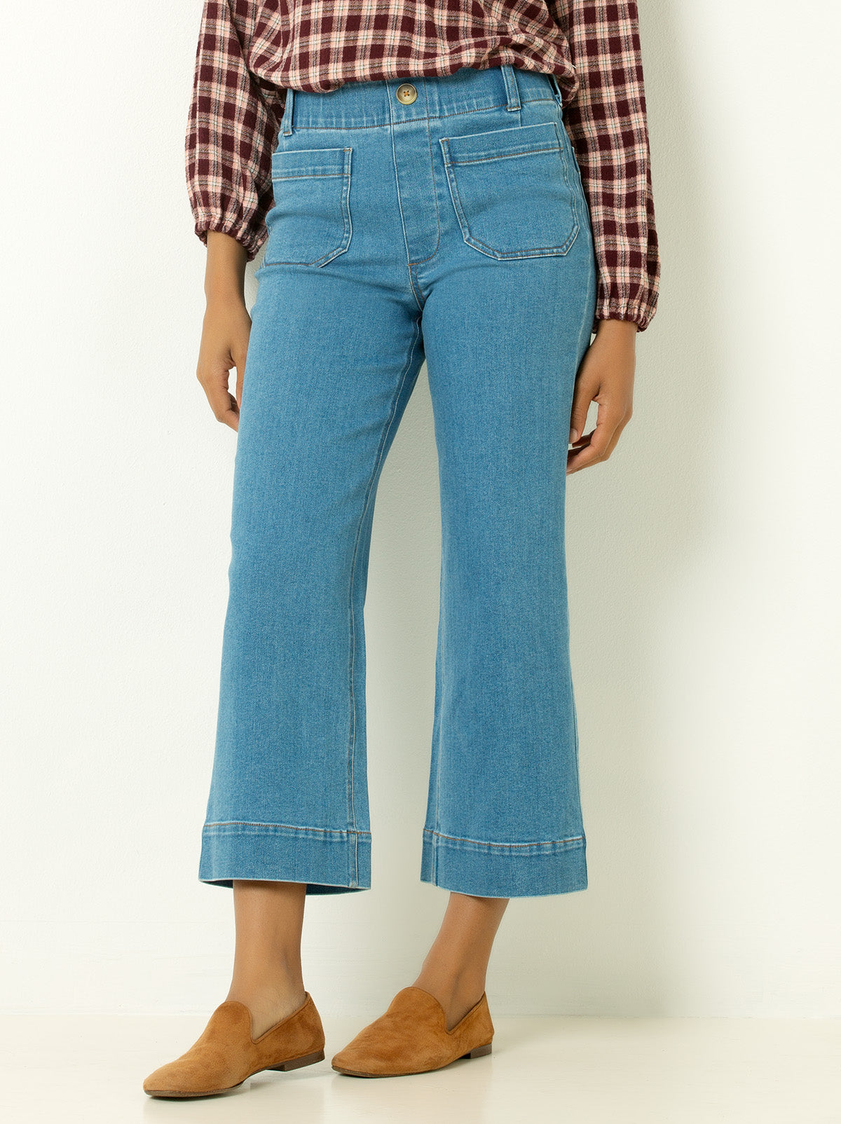 High Waist Crop Jean