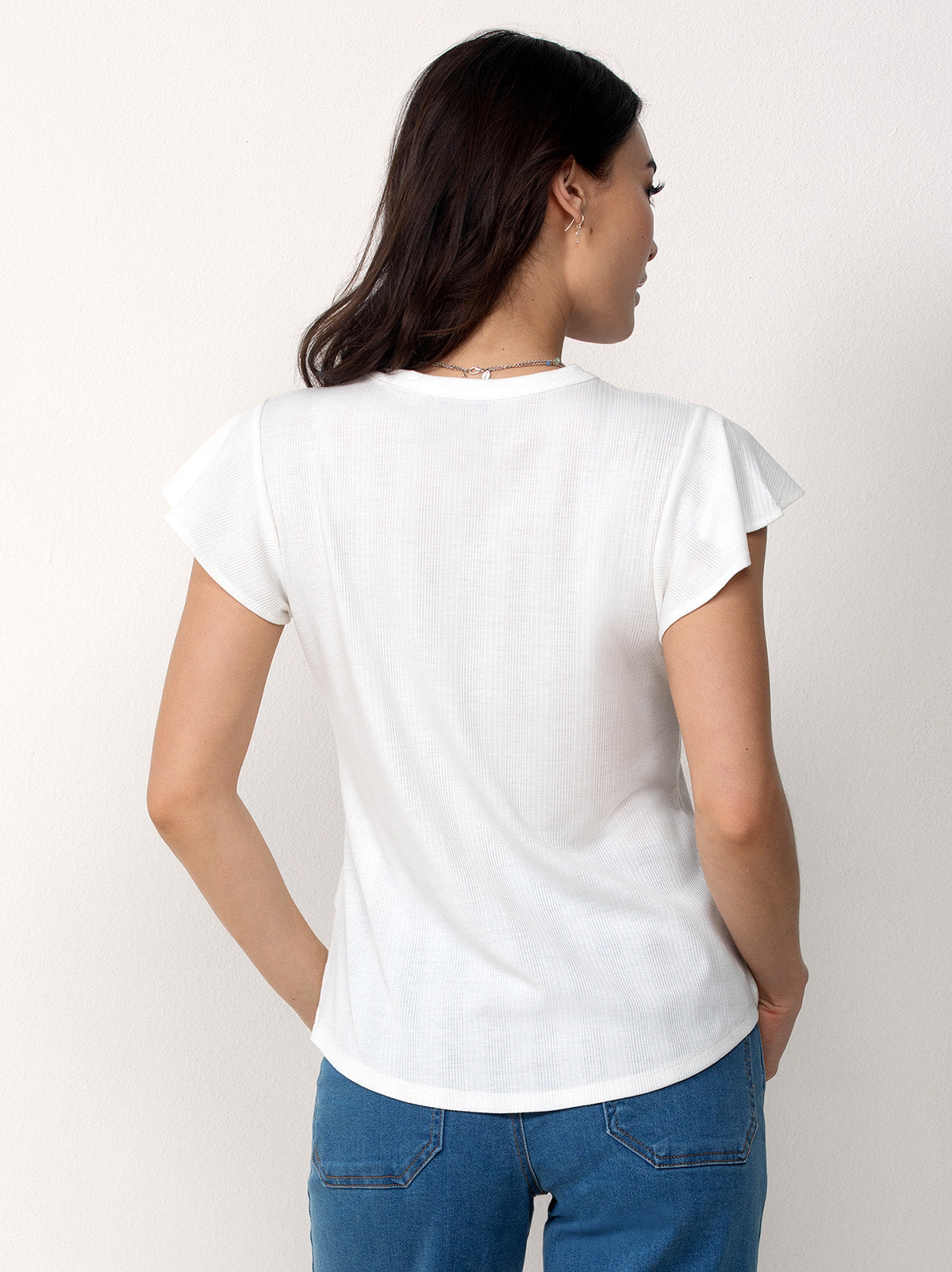 Flutter Sleeve Henley