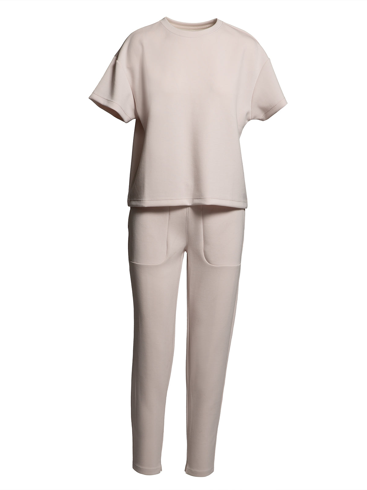 Scuba Soft Crewneck Top And Jogger Set