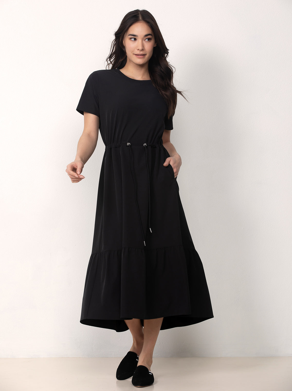 Tiered Midi Dress
