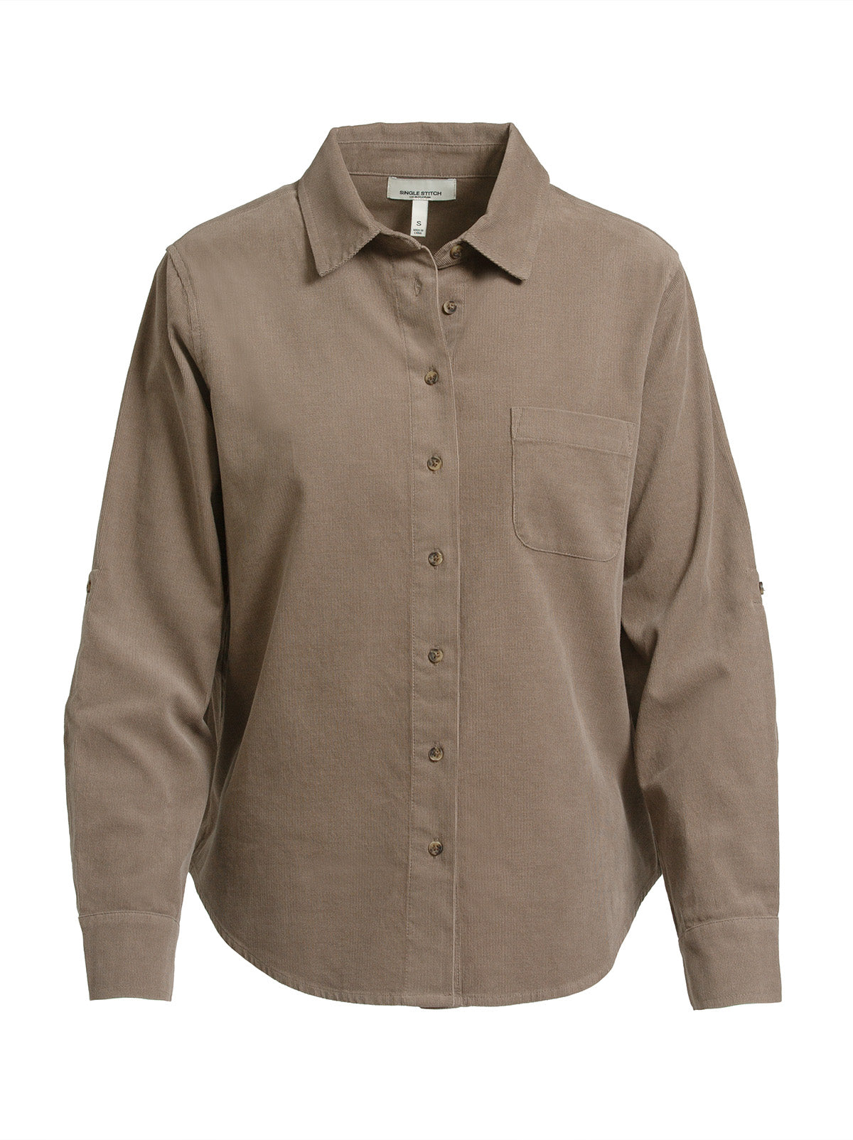 Corduroy Button-Up Shirt