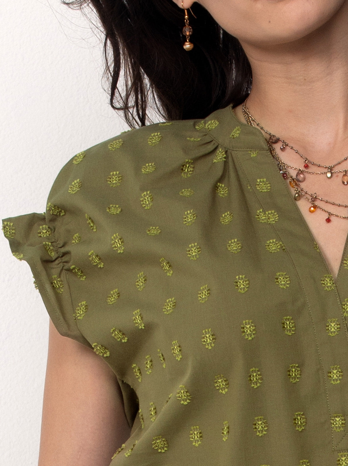 Cotton Peasant Blouse