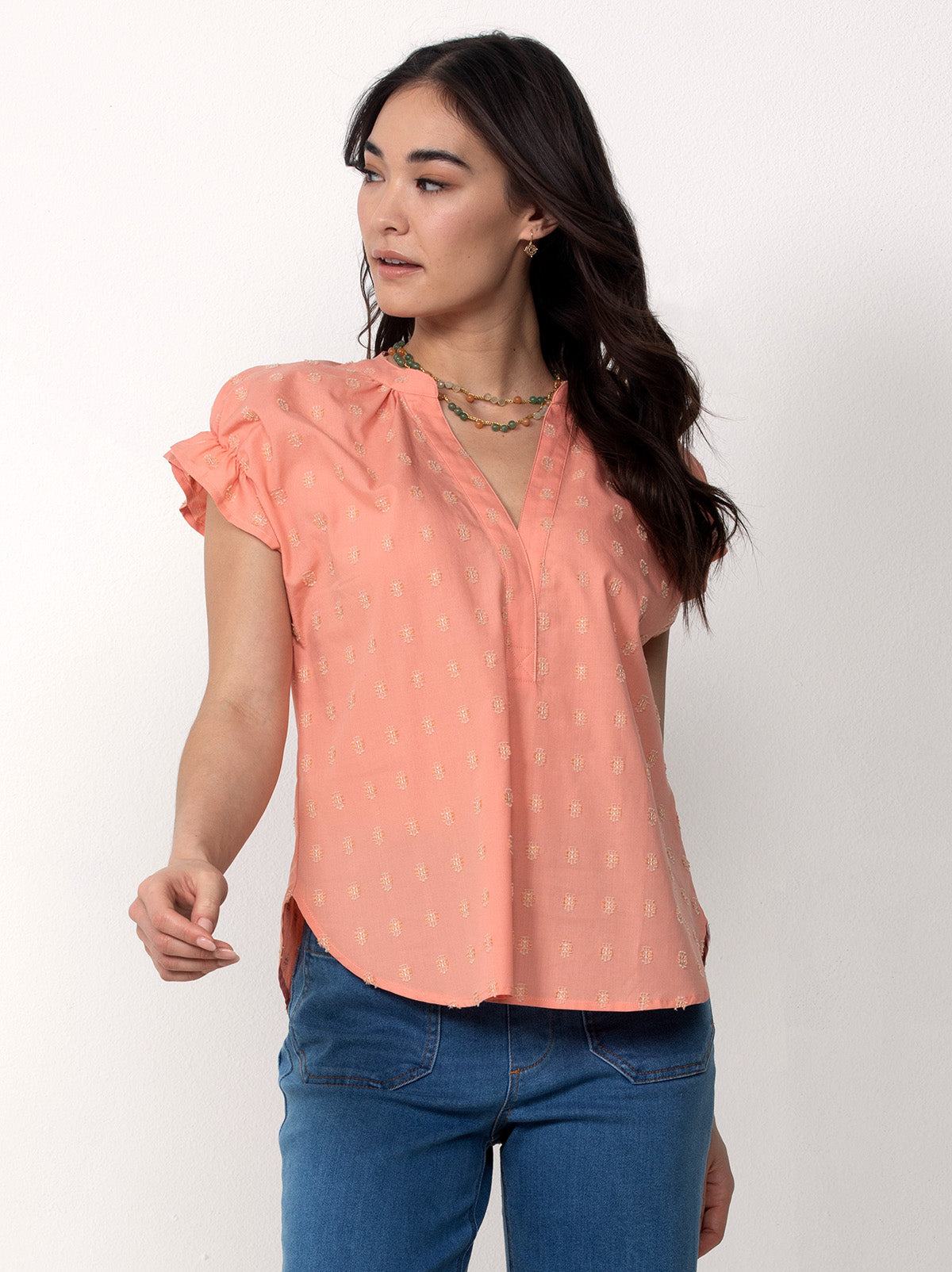 Cotton Peasant Blouse