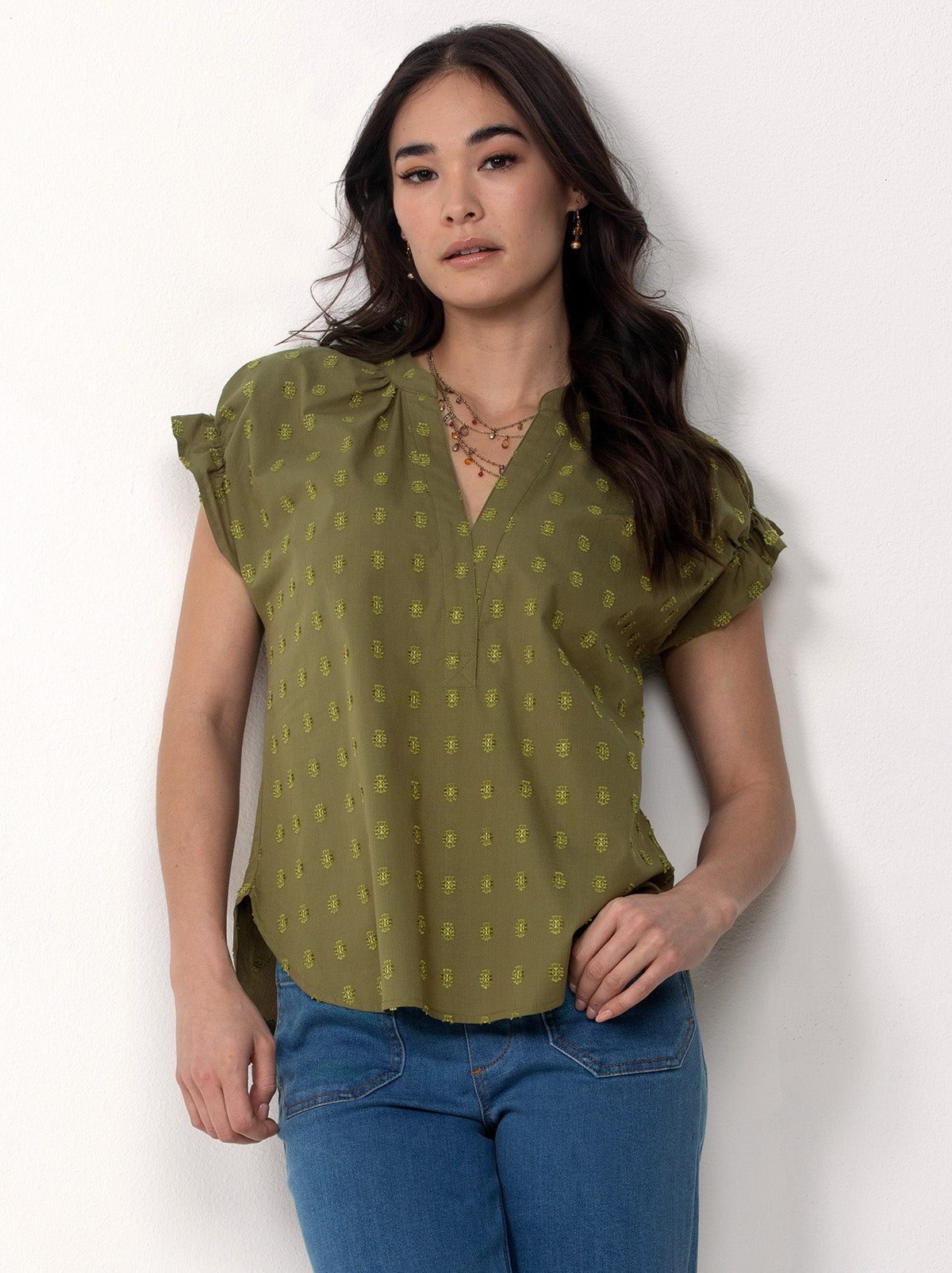 Cotton Peasant Blouse