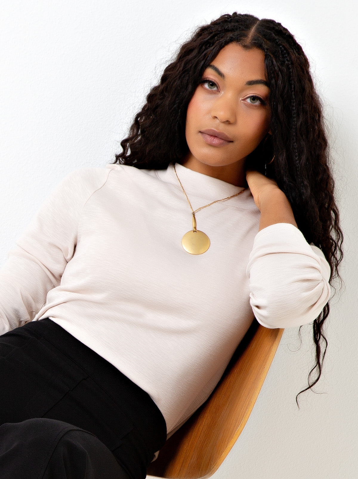 Long Sleeve Knit Top