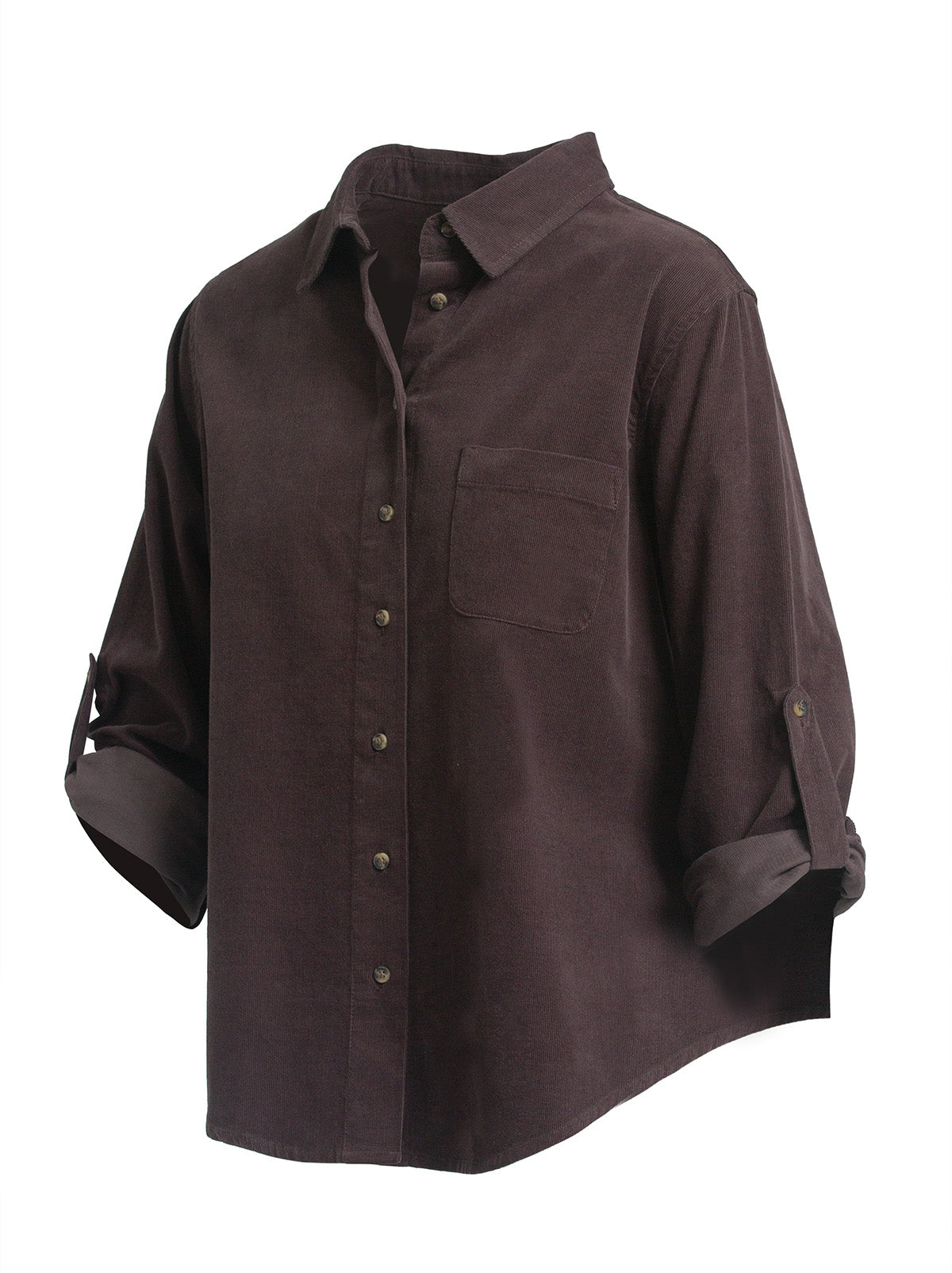Corduroy Button-Up Shirt