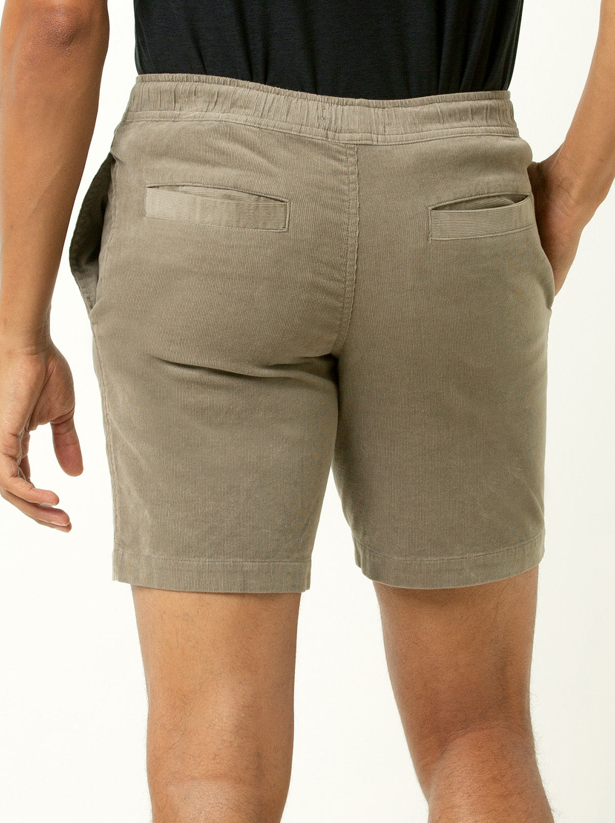 Drawstring Corduroy Shorts