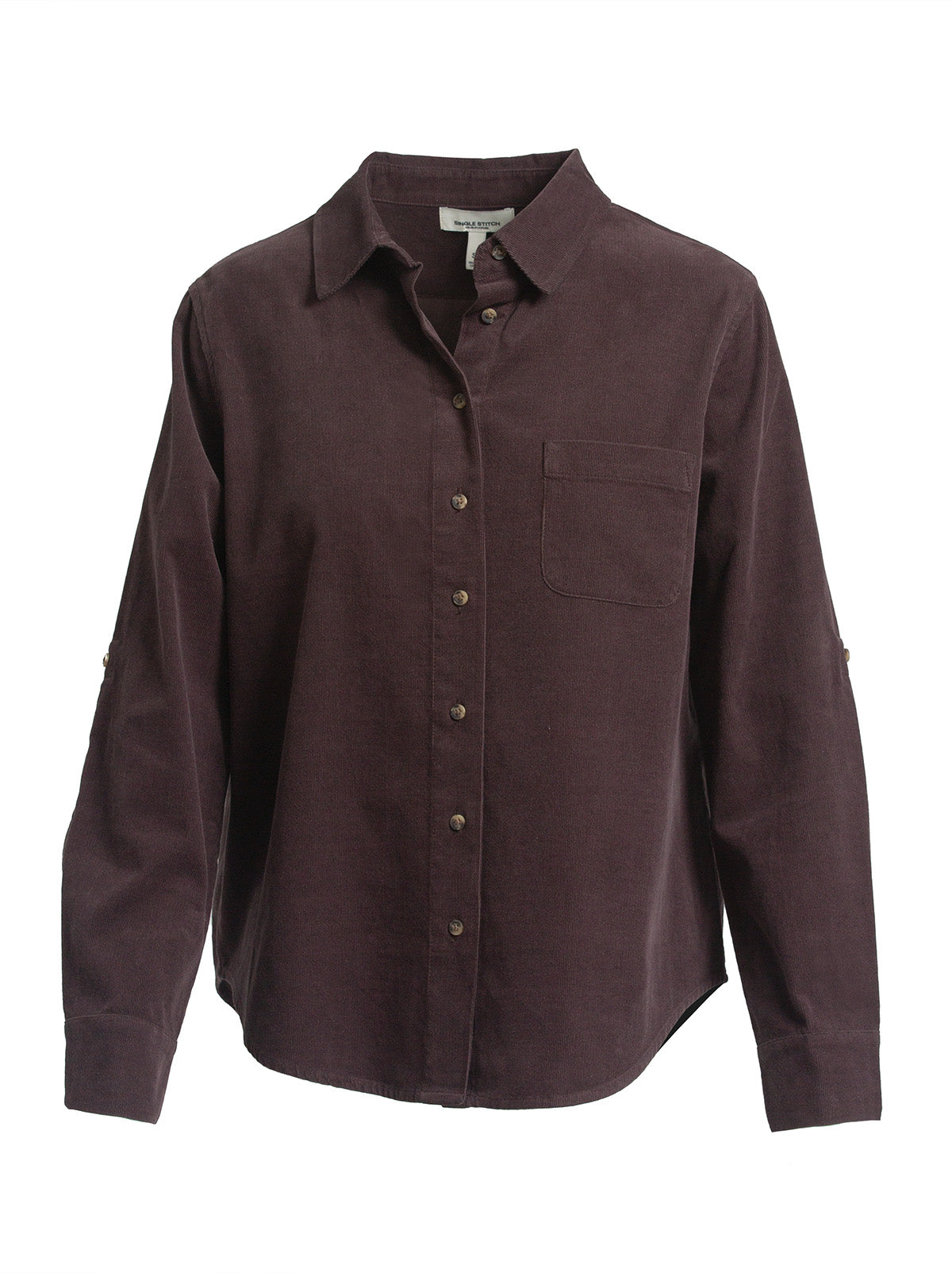 Women's Corduroy Button-Up Shirt | Single Stitch