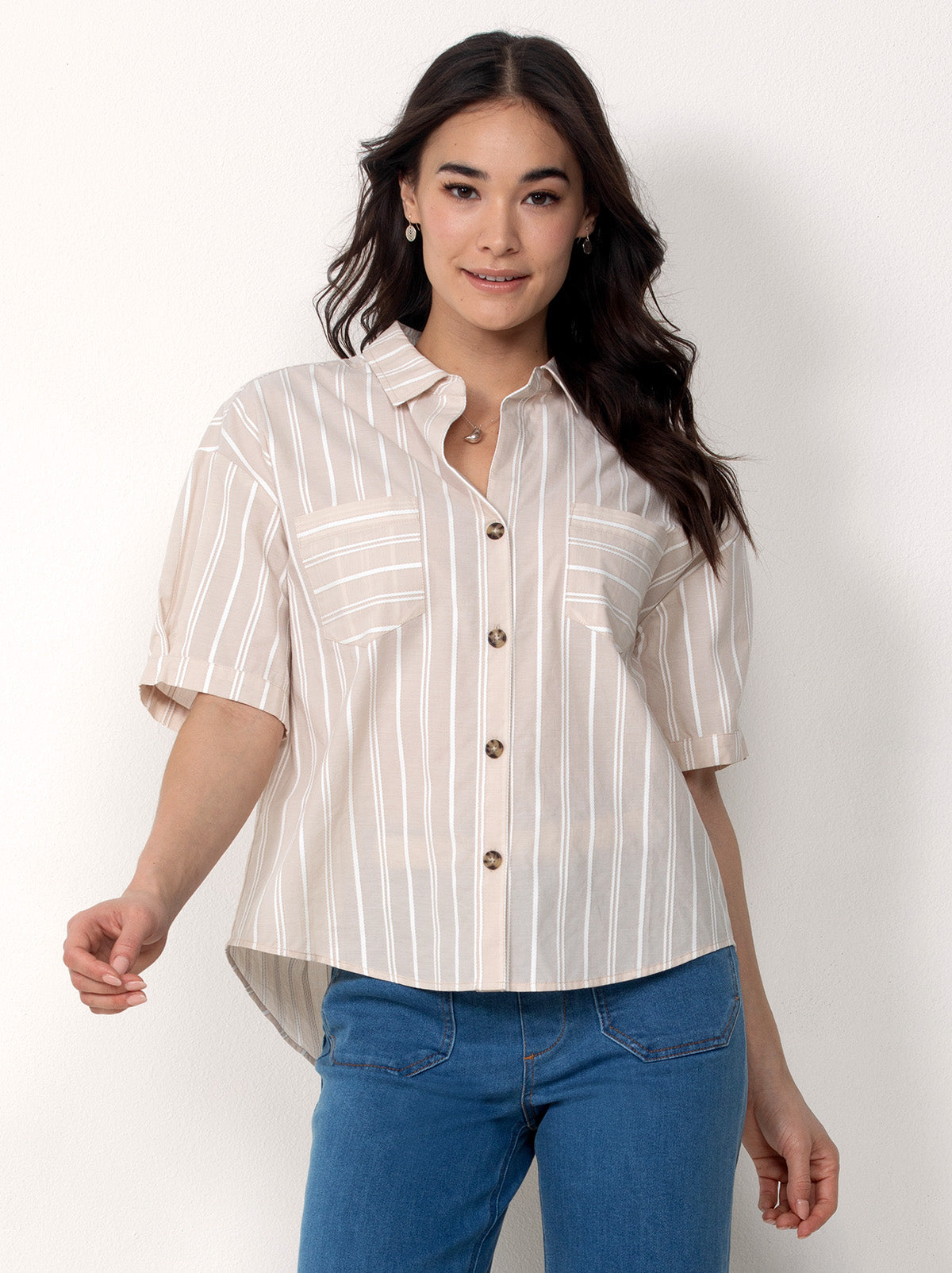 Cotton Button Up Shirt