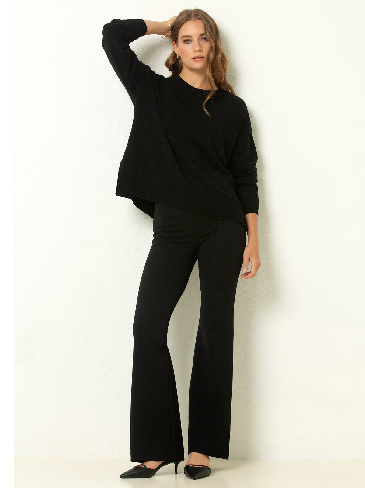 Relaxed Crew Neck Sweater