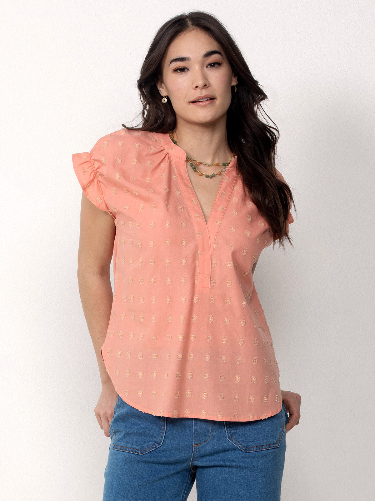 Cotton Peasant Blouse