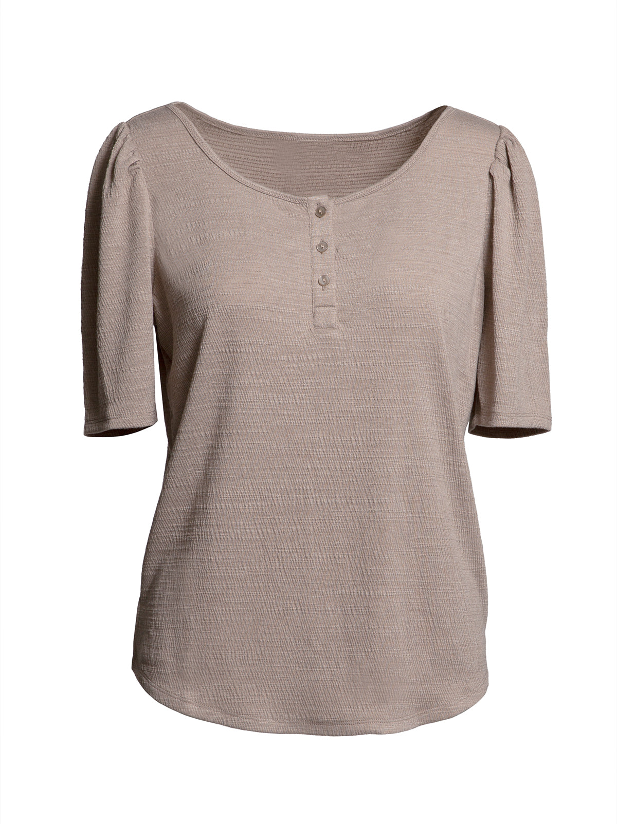 Ultra Soft Scoop Neck Henley