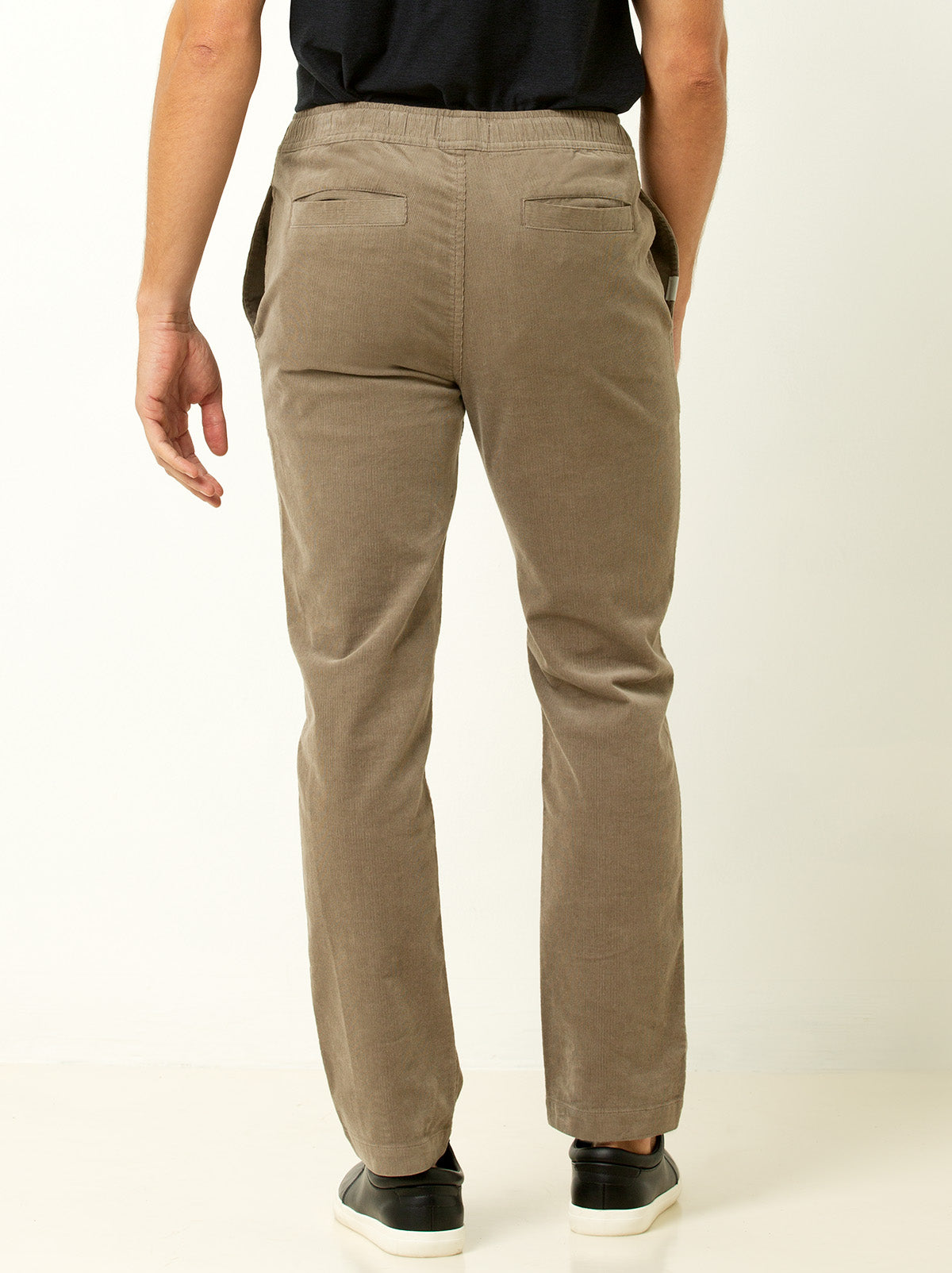 Drawstring Corduroy Pants