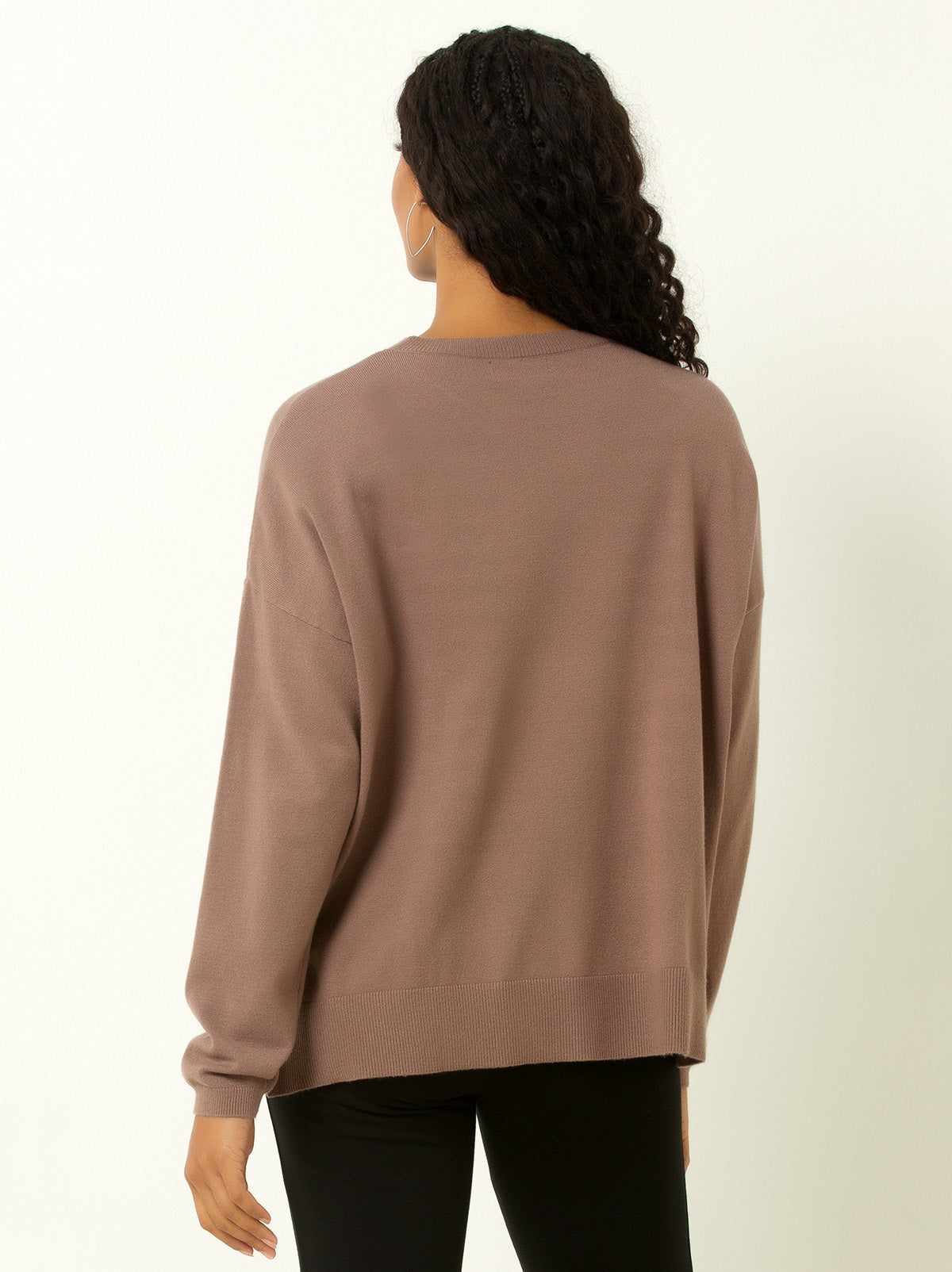 Relaxed Crew Neck Sweater