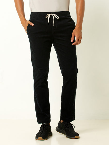 Drawstring Corduroy Pants