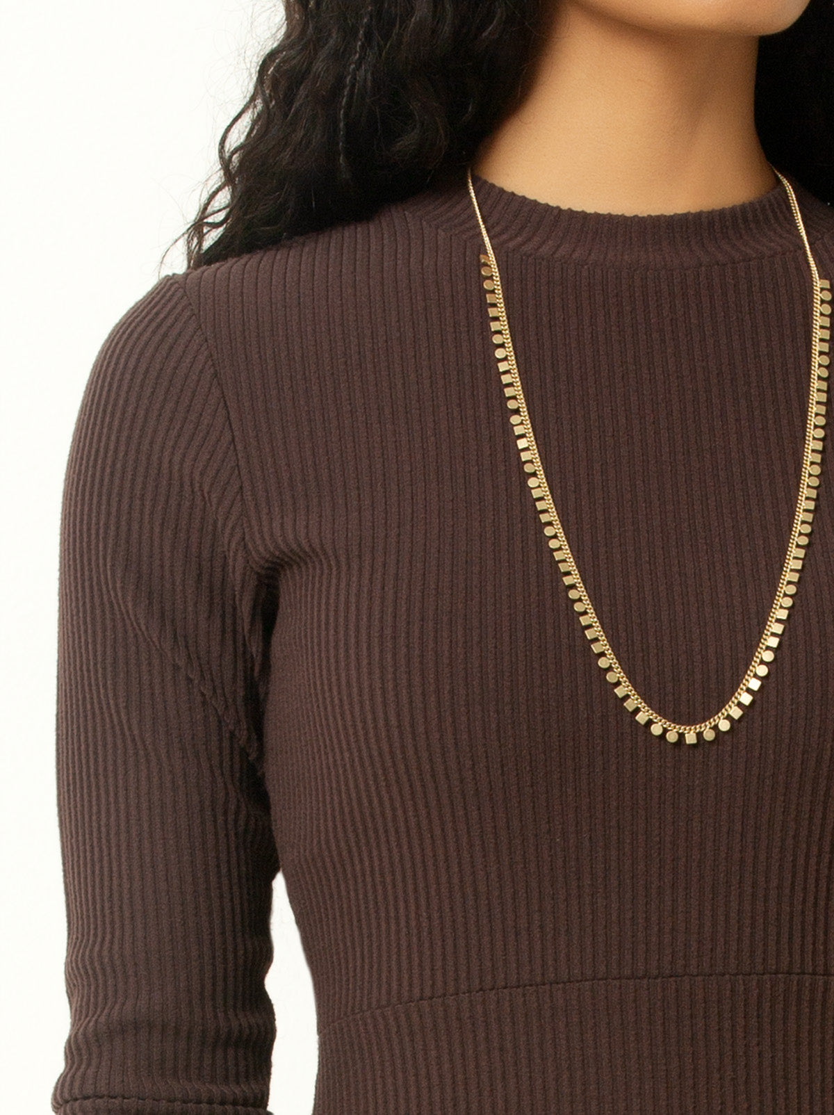 Ribbed Midi Dress