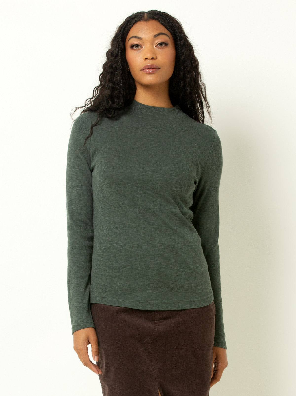 Women's Long Sleeve Knit Top | Single Stitch