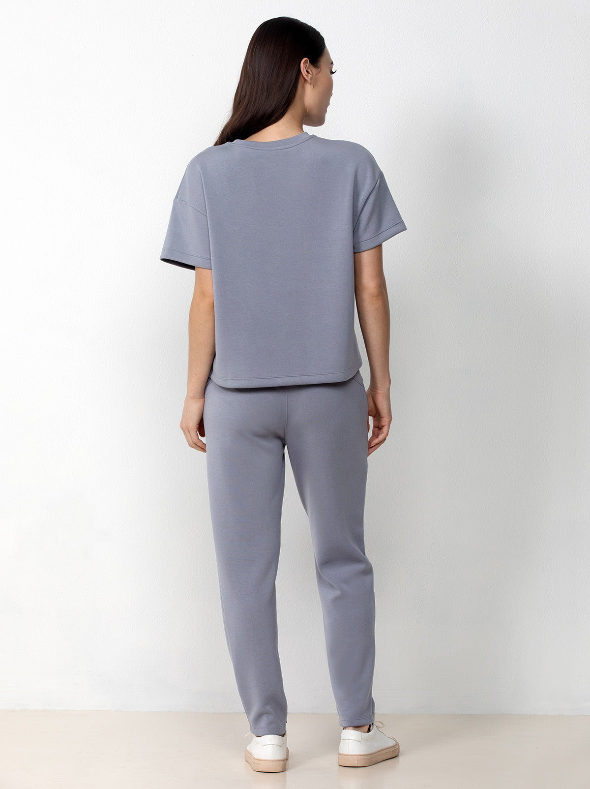 Scuba Soft Crewneck Top And Jogger Set
