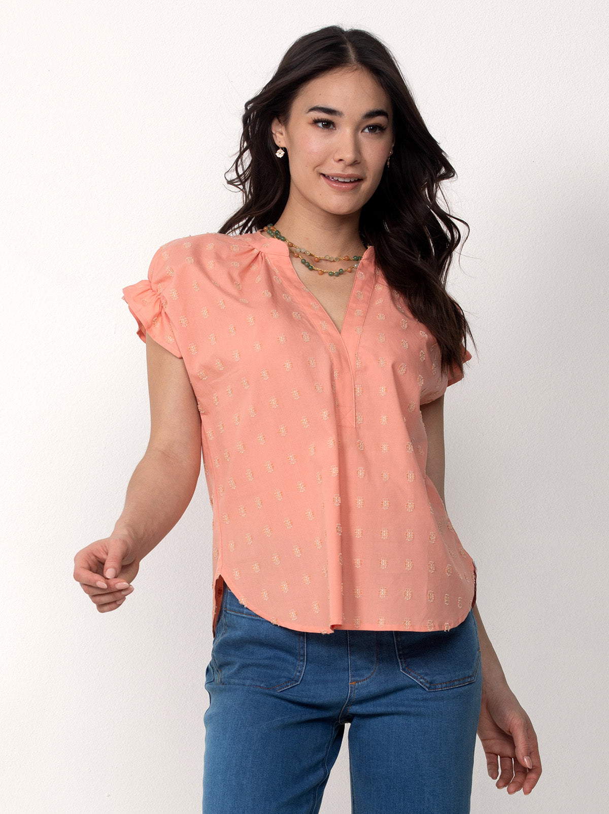Cotton Peasant Blouse