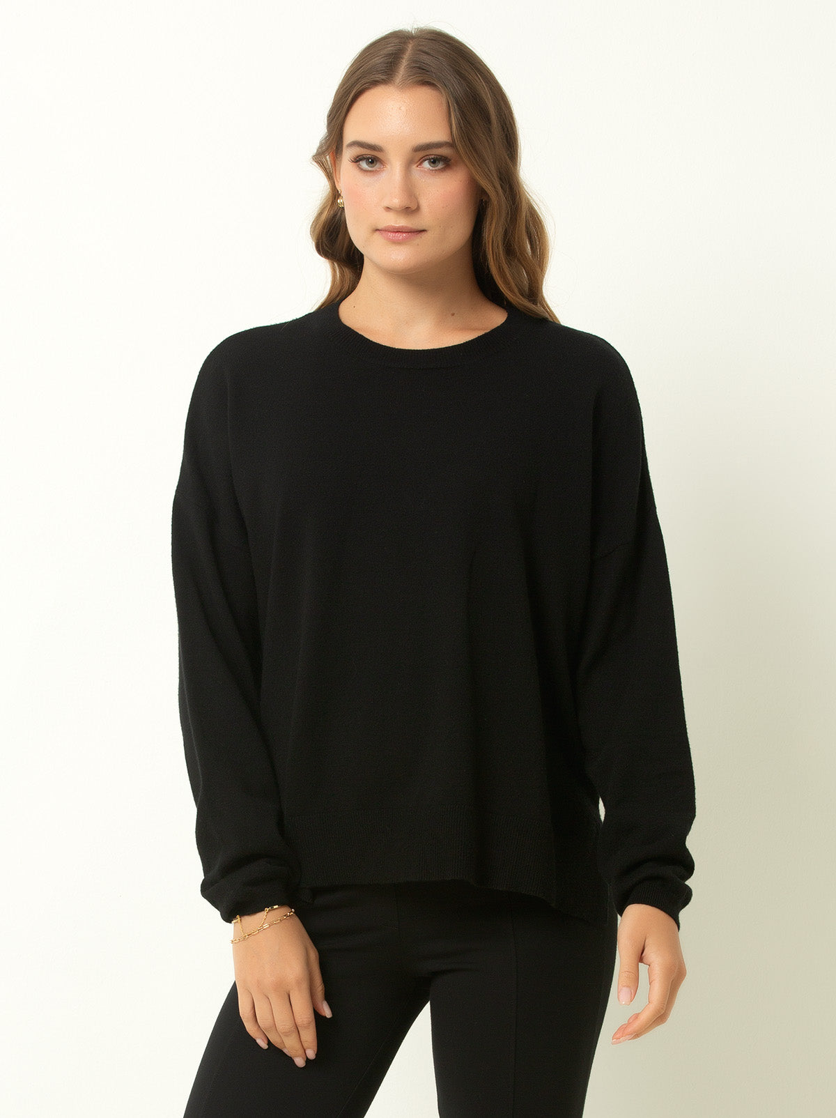 Relaxed Crew Neck Sweater