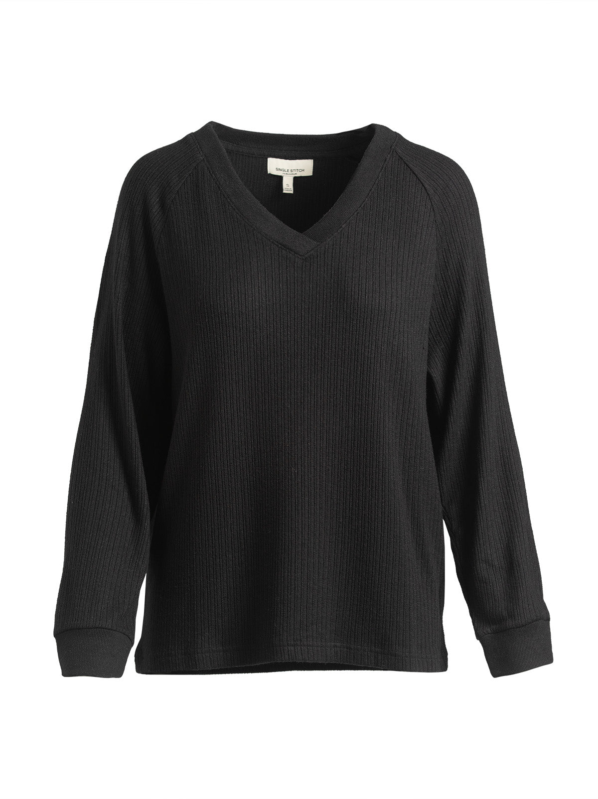 Classic Ribbed V-Neck Sweater