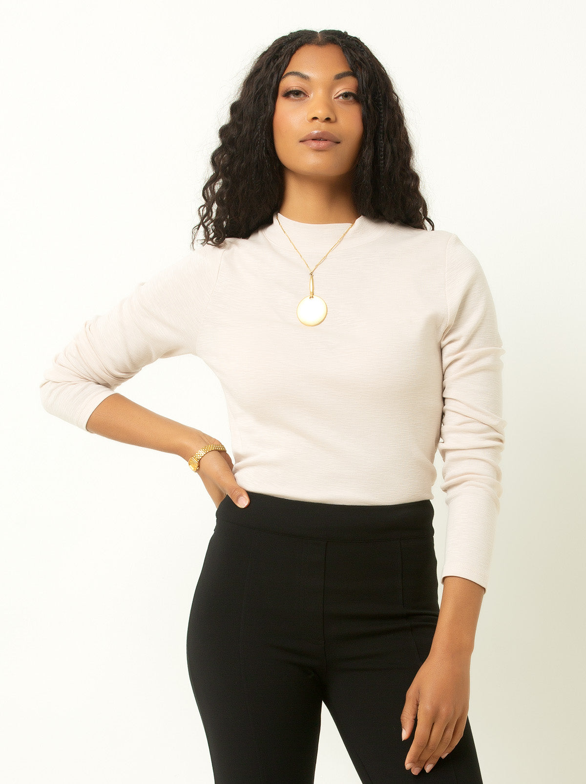 Long Sleeve Knit Top