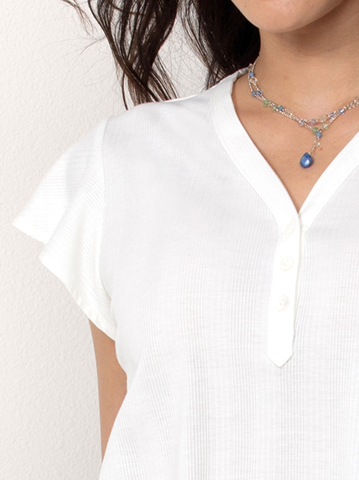 Flutter Sleeve Henley
