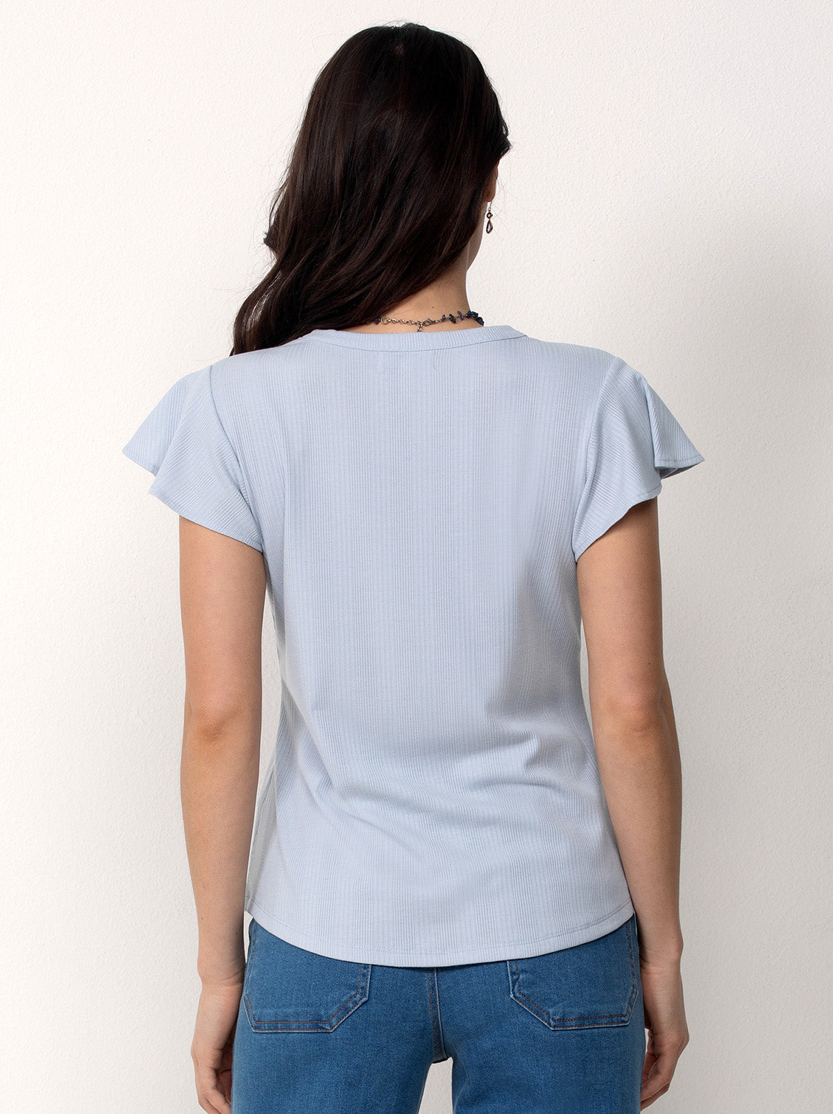 Flutter Sleeve Henley