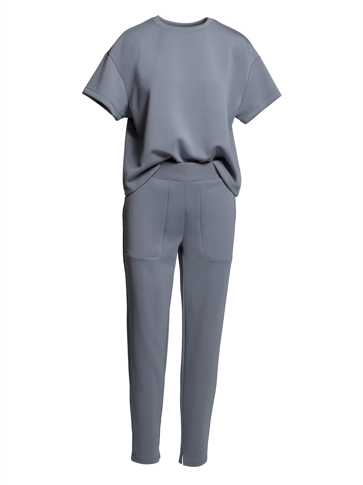 Scuba Soft Crewneck Top And Jogger Set