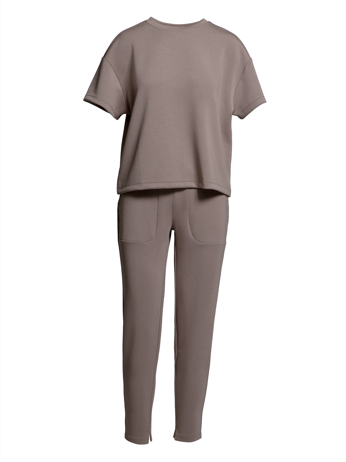 Scuba Soft Crewneck Top And Jogger Set
