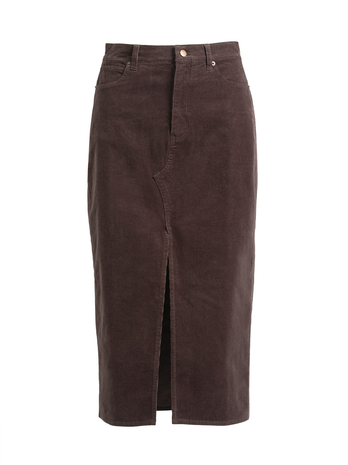 Corduroy Midi Skirt