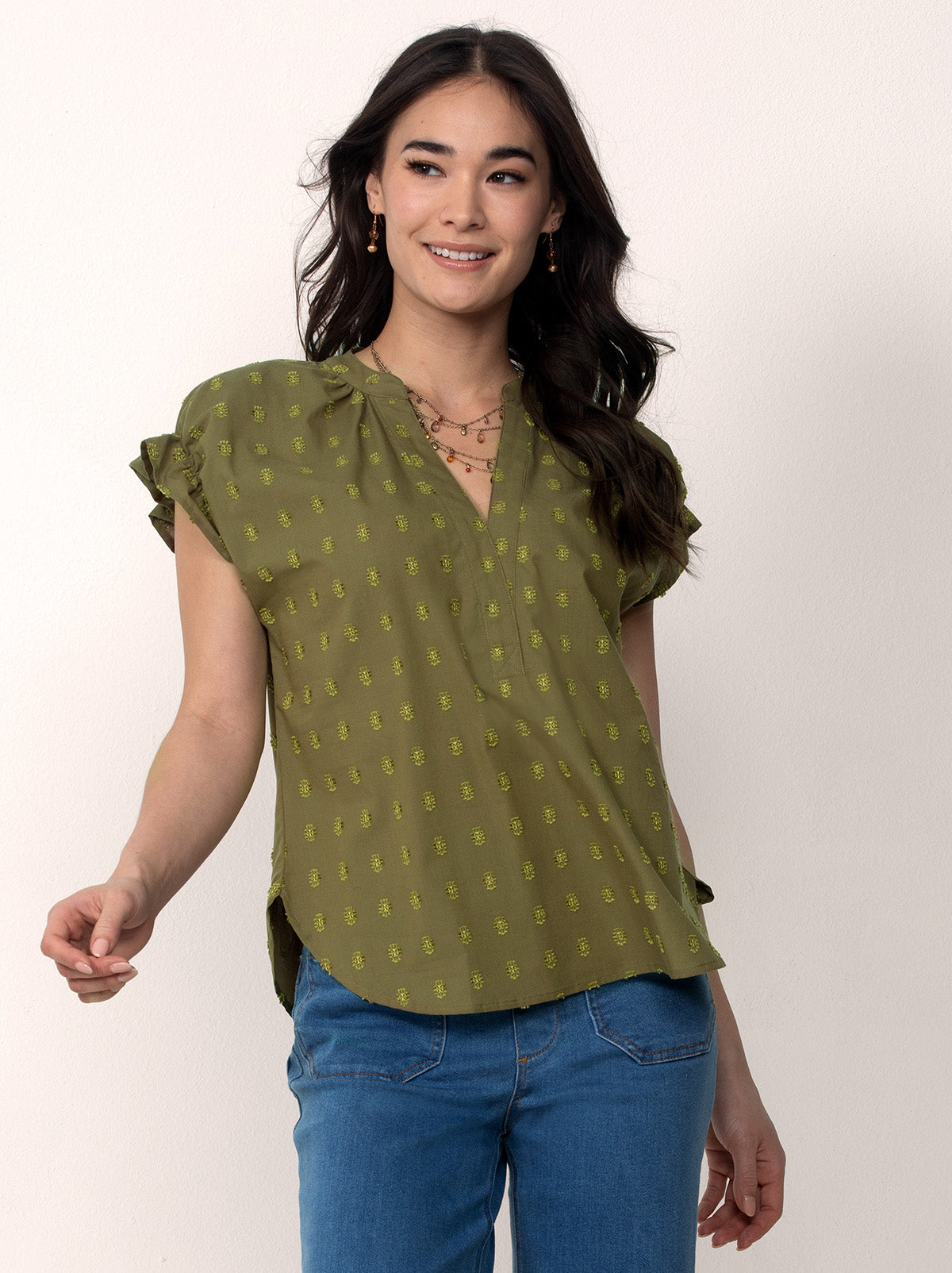 Cotton Peasant Blouse