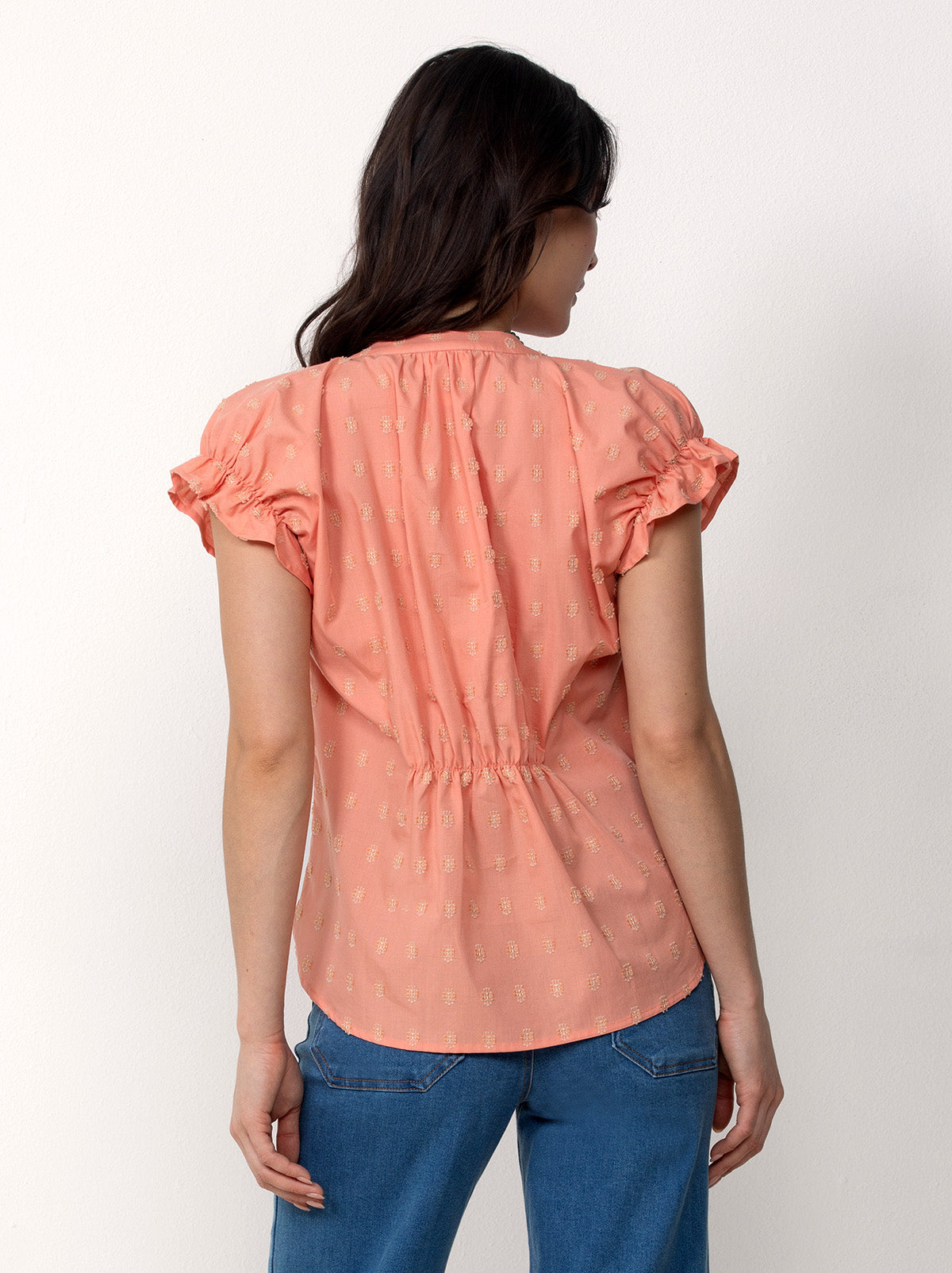 Cotton Peasant Blouse