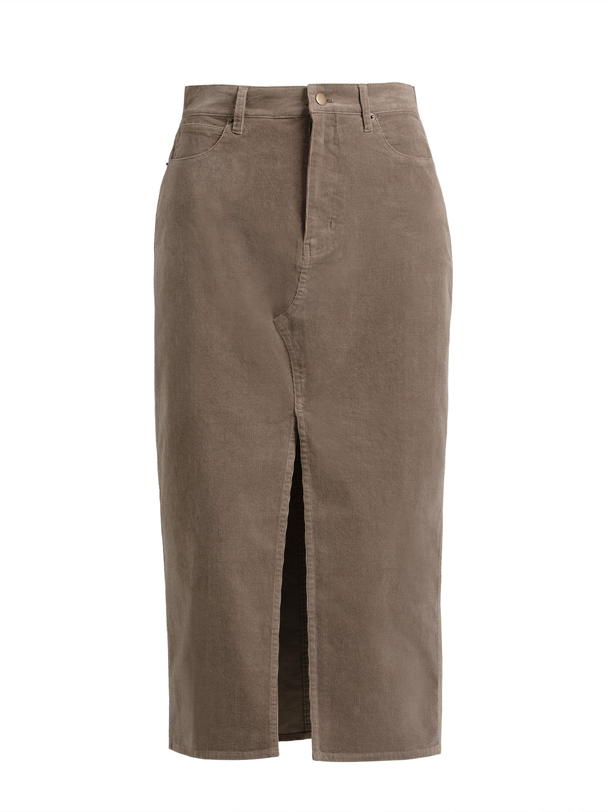 Corduroy Midi Skirt